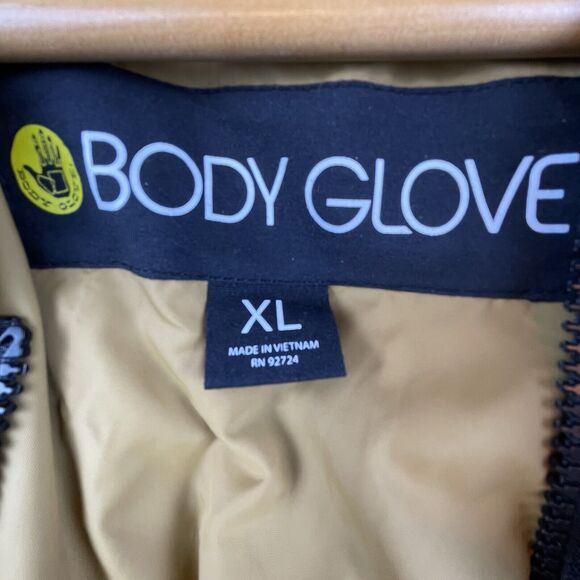 Body Glove Ski Jacket Mens Extra Large Olive Gold Removable Lining Coat 3in1 - Picture 9 of 14